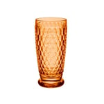 Villeroy & Boch - Boston Apricot Long Drink Glass, Crystal Glass Coloured Orange, Capacity 300 ml