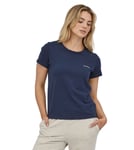 Patagonia P-6 Mission Organic T-shirt, Dame New Navy L