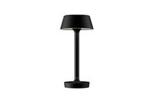 Companion oppladbar bordlampe 3W 3000K - Matt Svart