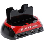 2,5 "3,5" SATA / IDE HDD 2-Dock station d'accueil e-SATA Hub