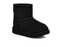 UGG Classic Mini II Botte Tendance, Black, 24 EU