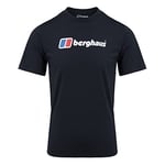 Berghaus Men's Organic Big Classic Logo T-Shirt, Black, XS