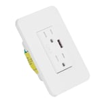 15A WiFi Smart Wall Socket Partition Control USB Interface Remote Control SG