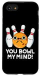 Coque pour iPhone SE (2020) / 7 / 8 You Bowl My Mind Jeu de mots de bowling amusant