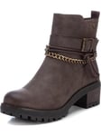 REFRESH Femme 170183 Botte Tendance, Taupe, 37 EU