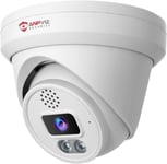 Camera De Surveillance Exterieur Poe 6Mp,Detection De Personne/Voiture,30M Vision Nocturne Couleur & Ir,Ip Camera De Securite,Audio 2 Canaux,Emplacement Pour Carte Micro Sd,Ip66(Serie U)