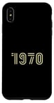 iPhone XS Max 1970 Print - Your Iconic Year Framed Case