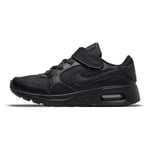 Nike Air Max SC Little Kids' Shoes BLACK/BLACK-BLACK, storlek 31½