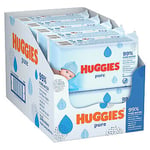 Huggies Pure Baby Wipes, 10 x 72 Wipes