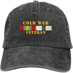 MiniMini Cold War Veteran Denim Hats Baseball Cap Dad Hat