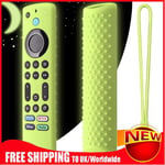 TV Stick Case Remote Cover for Toshiba/Insignia Fire (Fluorescent Green)