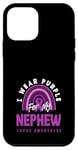 Coque pour iPhone 12 mini I Wear Purple For My Neveu Lupus Awareness