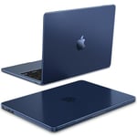 FINTIE Case Compatible with MacBook Air 13.6 inch (2024/2022) M3/M2 Chip Model A3113 A2681, [100% Corresponds to Official Colour] Premium Ultra Slim Matte Case Fit Macbook Air 13.6", Frost Midnight