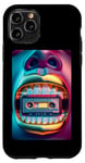 Coque pour iPhone 11 Pro Cassette Tape Mixtape 80s 90s Diamond Grillz Hipphop Art rap