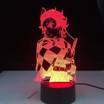 Anime Lampa Nattljus Illusion Ljus Demon Slayer Tanjiro K