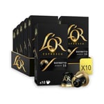 L'OR Ristretto - 100 Capsules de Café intensité 10 - Compatibles Nespresso®* (lot de 10 x 10 )