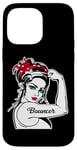 iPhone 14 Pro Max Female Bouncer Rosie The Riveter Pin Up Girl Bouncer Case