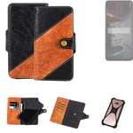 Sleeve for Xiaomi POCO X5 5G Wallet Case Cover Bumper black Brown 