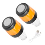 2Pcs Electric Scooter Handlebar Lights LED Warning Light Handlebar End3492