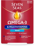 Seven Seas Omega-3 & Multivitamins Man, With B Vitamins and Magnesium, 30-Day 30