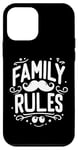 iPhone 12 mini Family Rules: Love, Laughter, and Togetherness Case