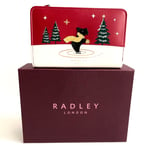 RADLEY Gift Boxed Skate The Night Away Red Leather Bifold Purse - BNWT RRP £79