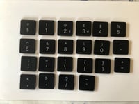 🍒 MacBook Pro Keys Conversion Kit To  U.K. English   A2991  A2992  Black M3