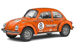 SOLIDO - Voiture de 1974 couleur orange – VW Beetle 1303 Jagermeister - 1/18 ...