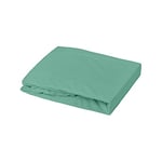 DOMIVA Drap Housse Jersey 40x80 cm - Vert Sapin