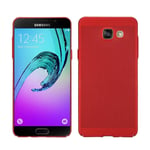 Étui pour Téléphone Portable Samsung Galaxy A3 (2017) Coque Arrière Bumper Rouge