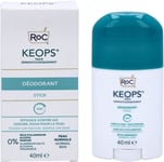 RoC - KEOPS Deodorant Stick - 24 Hours Efficacy - Alcohol-Free, Fragrance-Free &