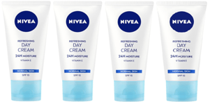 4 x NIVEA  Refreshing Light Moisturising Day Cream (Daily Essentials) 50ml