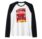 Stranger Things Code Red Cereal Box Retro Demogorgon Art Raglan Baseball Tee