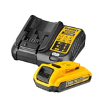 Dewalt DCLE34021D1 18V Compact Cross Line Green Beam Laser, 1x 2.0Ah Battery, Ch