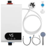 4500W Electric Tankless Instant Hot Water Heater Under Sink Tap Kitchen Bathroom