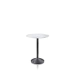 Magis - Brut Bistro table Ø60 Green frame/Black marquinia marble top - Sidobord - Konstantin Grcic - Grön - Metall/Syntetiskt