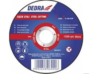 Dedra Cutting Disc For Steel Type 41 115X2.5X22.2Mm F13021