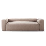 Grand 2-Seter Sofa Fløyel, Dusk Beige, Dusk Beige