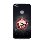 Coque Silicone Huawei P8 Lite 2017 Ligue 1 Lille LOSC Smoke