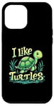 iPhone 12 Pro Max I Like Turtles Cartoon Turtle Case