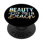 Beauty In The Beach Relaxing Seaside Escape PopSockets Adhesive PopGrip