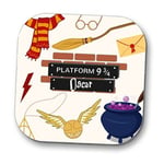 CHRISTMAS HARRY WIZARD POTTER PERSONALISED COASTER PLACE GIFT SECRET STOCKING