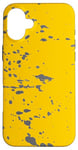 iPhone 16 Plus Paint Splash Gray Paint Splatter Artwork Case