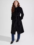 Hobbs Robin Fur Coat, Black