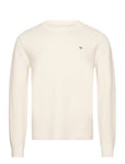 Milano Knit Cotton Butt D C-Neck Cream GANT