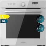 Cecotec - Airfryer Glass White four encastrable de 81L de capacité, 11 fonctions con Airfryer Master, Pizza Master, Steam Asisst, Steam EasyClean, 3D