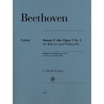 BEETHOVEN L.V. - SONATA IN F MAJOR OP.5 N°1 - VIOLONCELLE & PIANO