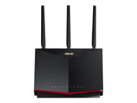 ASUS RT-AX86U Pro - Trådlös router 4-ports-switch - 1GbE, 2.5GbE - WAN-portar: 2 - Wi-Fi 6 - Dubbelband