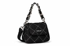 Sac à main Replay pour femme en coton, Denim Black 492 (noir), taille unique