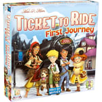 Days of Wonder | Ticket to Ride First Journey Europa Brädspel | Ålder 6+ | För 2 till 4 spelare | Genomsnittlig speltid 15-30 minuter